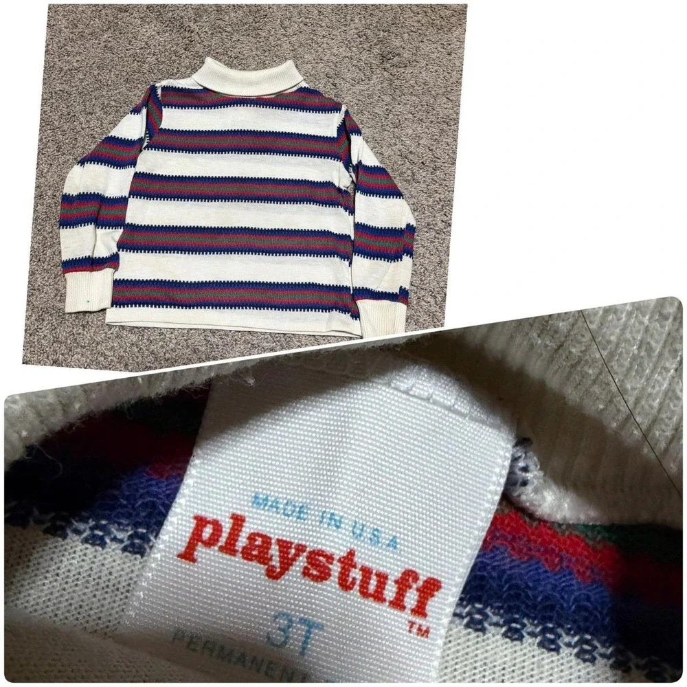 Vintage 90s Boys 3T Clothing Lot Mickey Mouse Playstuff OshKosh 7 Pc